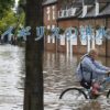 イギリスの洪水が優雅